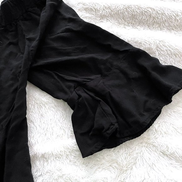 Old Navy Black Off the Shoulder with Quarter Length Sleeves - Picture 2 of 4